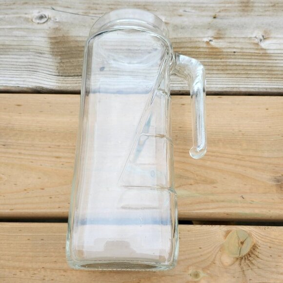 LARGE VINTAGE FRIGORELLO Italian Glass Pitcher Measuring Glass - Picture 2 of 8